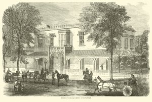 Shermans hoofdkwartier in Savannah, december 1864 door American School