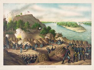 Belegering van Vicksburg - Overgave, 4 juli 1863, uitgegeven 1888 door American School