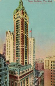 Singer Building, New York, ca. 1900-09 door American School
