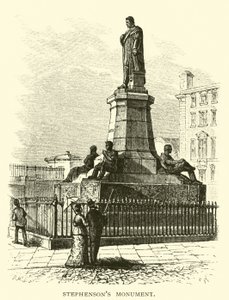 Stephensons Monument door American School
