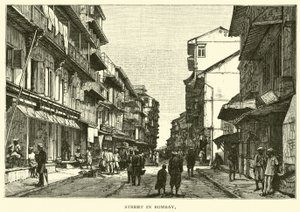 Straat in Bombay
