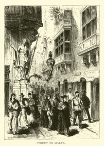 Straat in Malta
