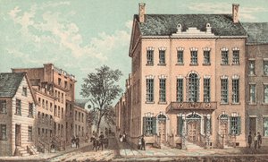 Tammany Hall, 1830 door American School