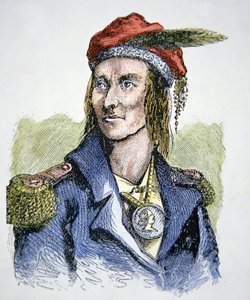 Tecumseh (1768-1813) door American School