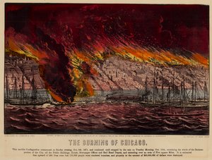 De brand van Chicago, 1871 door American School