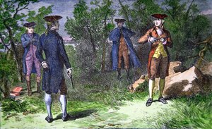 Het duel tussen Burr en Hamilton