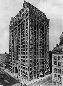 Het Capitoolgebouw, ook bekend als de Vrijmetselaarstempel, Chicago, 1892-1939 door American School