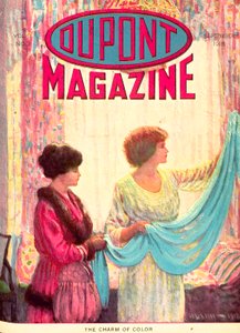 De Betovering van Kleur, vooromslag van het DuPont Magazine, september 1918 door American School