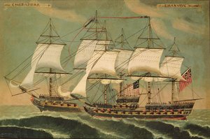 De Chesapeak en de Shannon door American School