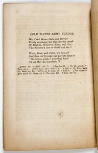 Cold Water Army Belofte, 1842 door American School