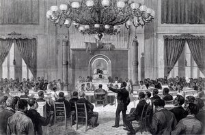 De Gekleurde Nationale Conventie in Zitting, Nashville, Tennessee, 5-7 april 1876, uit 