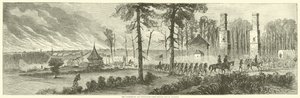 Het Veertiende en Twintigste Korps vertrekken uit Atlanta, november 1864