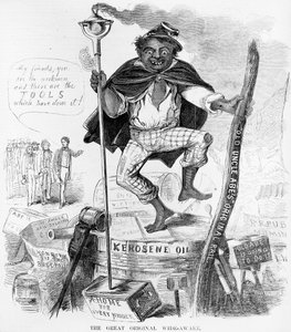 De grote originele Wide-Awake, c.1860 door American School
