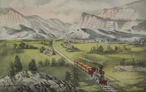 Het Grote Westen, uitgegeven 1870, Currier & Ives door American School