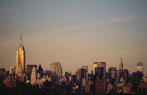 De Skyline van Manhattan