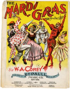 The Mardi Gras March and Two Step [bladmuziekomslag], 1897