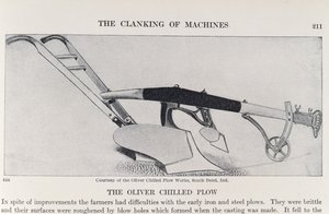 De Oliver Chilled Ploeg, uit Het Schouwspel van Amerika, Vol.3, door Ralph Henry Gabriel, 1926 door American School