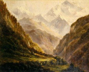 De Rockies, ca. 1870 door American School