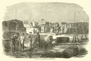 Het beleg van Vicksburg, batterij Hickenlooper door American School