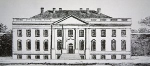 Het Witte Huis in 1807 (gravure)