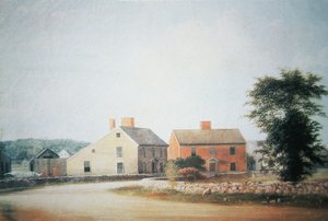 De geboorteplaats van John Adams (1735-1826) in Braintree, nu Quincy, Massachusetts