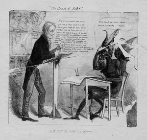 De gebarsten grap: een late student, 1827