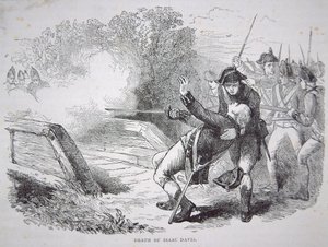 De dood van Isaac Davis bij Concord Bridge