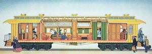 De eerste luxe Pullman Slaapwagen door American School