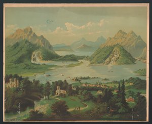 De meren van Killarney, ca. 1878 door American School