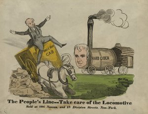 De lijn van het volk--Pas op voor de locomotief door American School