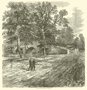 De stenen brug over de Antietam, september 1862 door American School
