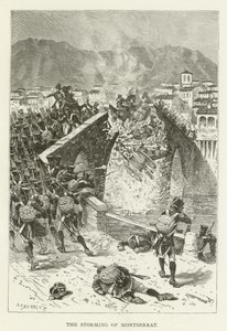 De bestorming van Montserrat door American School