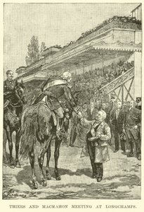 Thiers en MacMahon Ontmoeting bij Longchamps