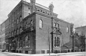 Thomas Alexander Scott Residence, S. Rittenhouse Square, hoek van 18th St. door American School