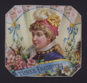 Three Favorites, sigarenlabel door American School