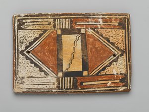 Tegel, gemaakt in Mesa, Arizona door de Hopi-mensen