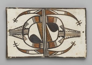 Tegel, gemaakt in Mesa, Arizona door de Hopi-mensen