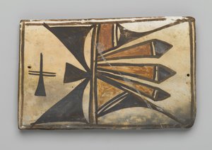 Tegel, gemaakt in Mesa, Arizona door de Hopi-mensen