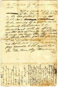 Aan het volk van Texas over de belegering van het Mexicaanse garnizoen in San Antonio de Bexar, 10 december 1835