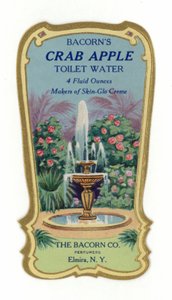 Toiletwaterlabel, Crab Apple
