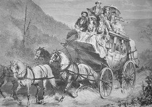 Reizen door het Amerikaanse Westen met de Concord Stagecoach in de jaren 1860