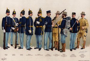 US Army, uniformen door American School