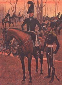 Amerikaanse paardartillerie, ca. 1812
