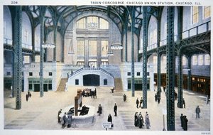 Union Station, Chicago door American School
