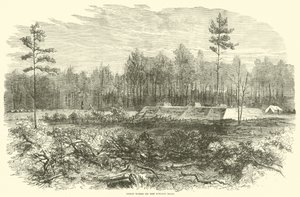 Union werken aan de Weldon Road, augustus 1864 door American School
