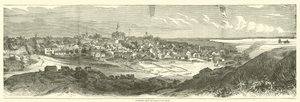 Vicksburg vanaf de heuvels aan de achterkant, mei 1863 door American School