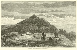 Uitzicht op Kenesaw vanaf Little Kenesaw, juni 1864 door American School
