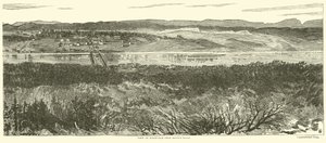Uitzicht op Knoxville vanaf Keiths Hills, november 1863 door American School
