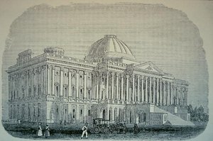 Uitzicht op het Capitool, ca. 1848 door American School