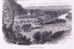 Uitzicht op de Potomac, illustratie uit Cassell